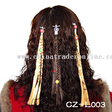 LED Flashing Woven Hair Braid  from China